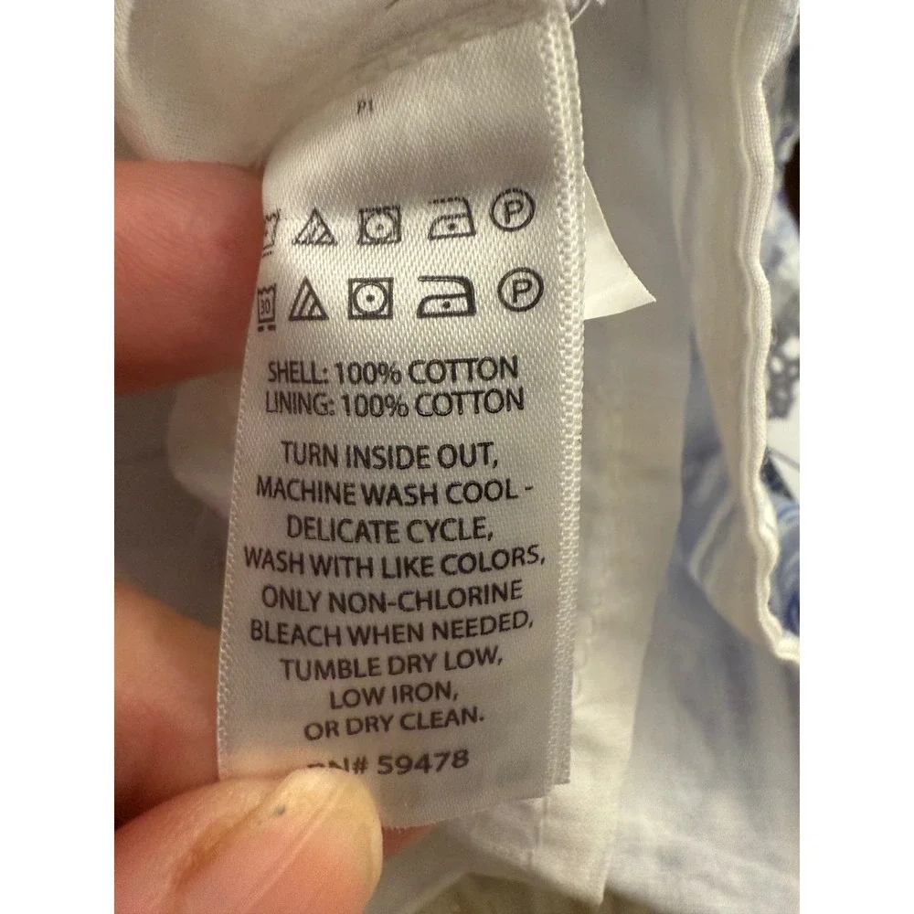 Cupcakes and Cashmere Kids Blue Floral 3pc Set Top Bloomers Headband 3-6M NWT - Picture 5 of 8